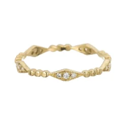 Tomfoolery Diamond Deco Beaded Band Clearance