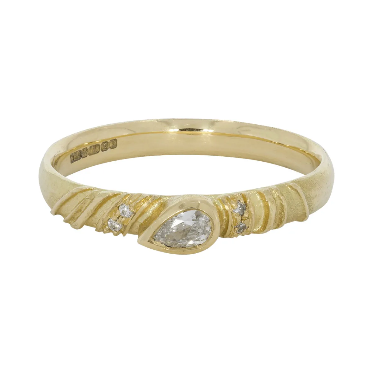 Tomfoolery Diamond Droplet Engagement Ring Discount