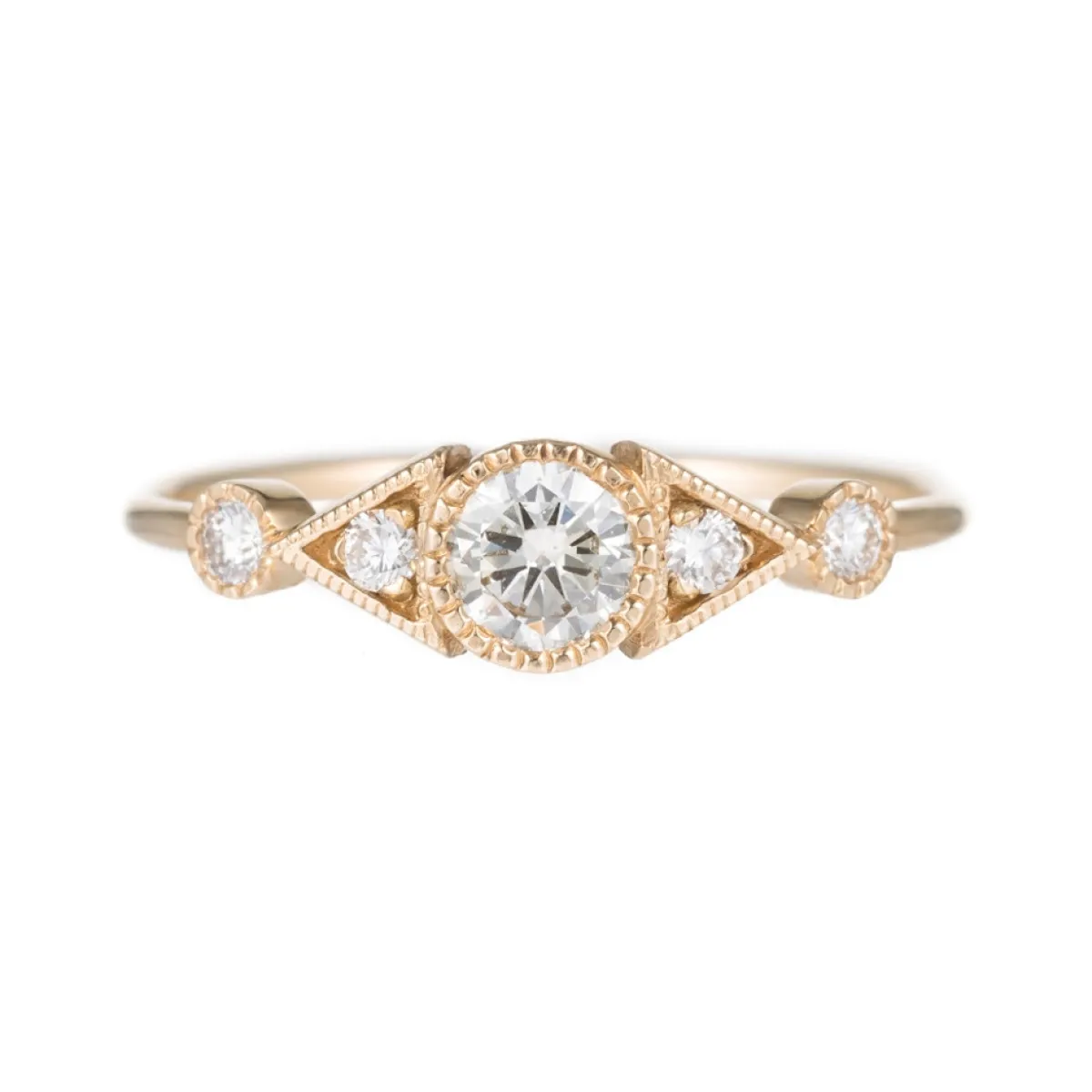 Tomfoolery Diamond Duo Deco Spear Ring Best