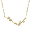 Tomfoolery Diamond Encrusted Asymmetric Bar Necklace Discount