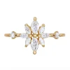 Tomfoolery Diamond Flower Cluster Ring Clearance