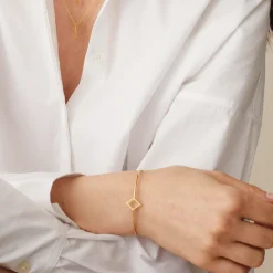 Tomfoolery Diamond Frame Cuff Discount