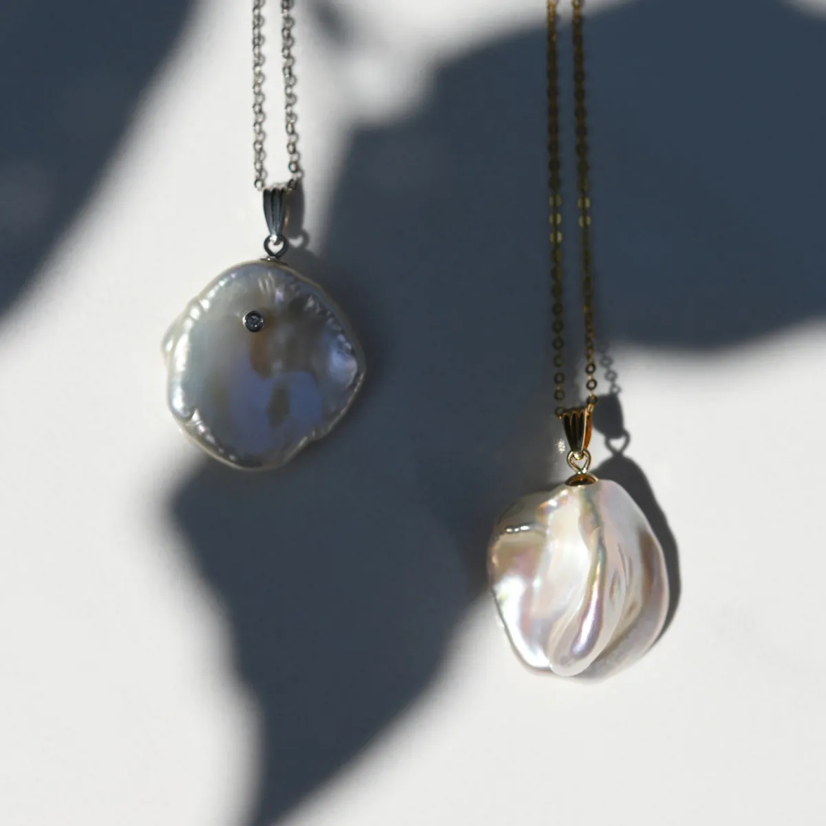Tomfoolery Diamond Keshi Pearl Pendant Best