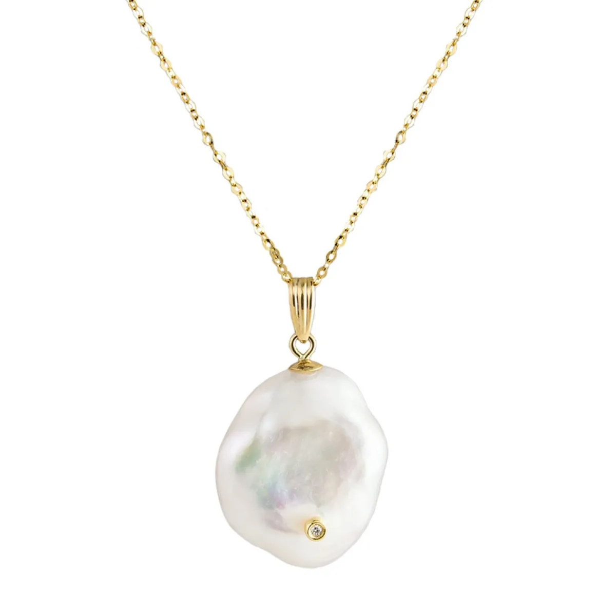 Tomfoolery Diamond Keshi Pearl Pendant Best