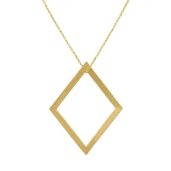 Tomfoolery Diamond Long Drop Pendant Hot