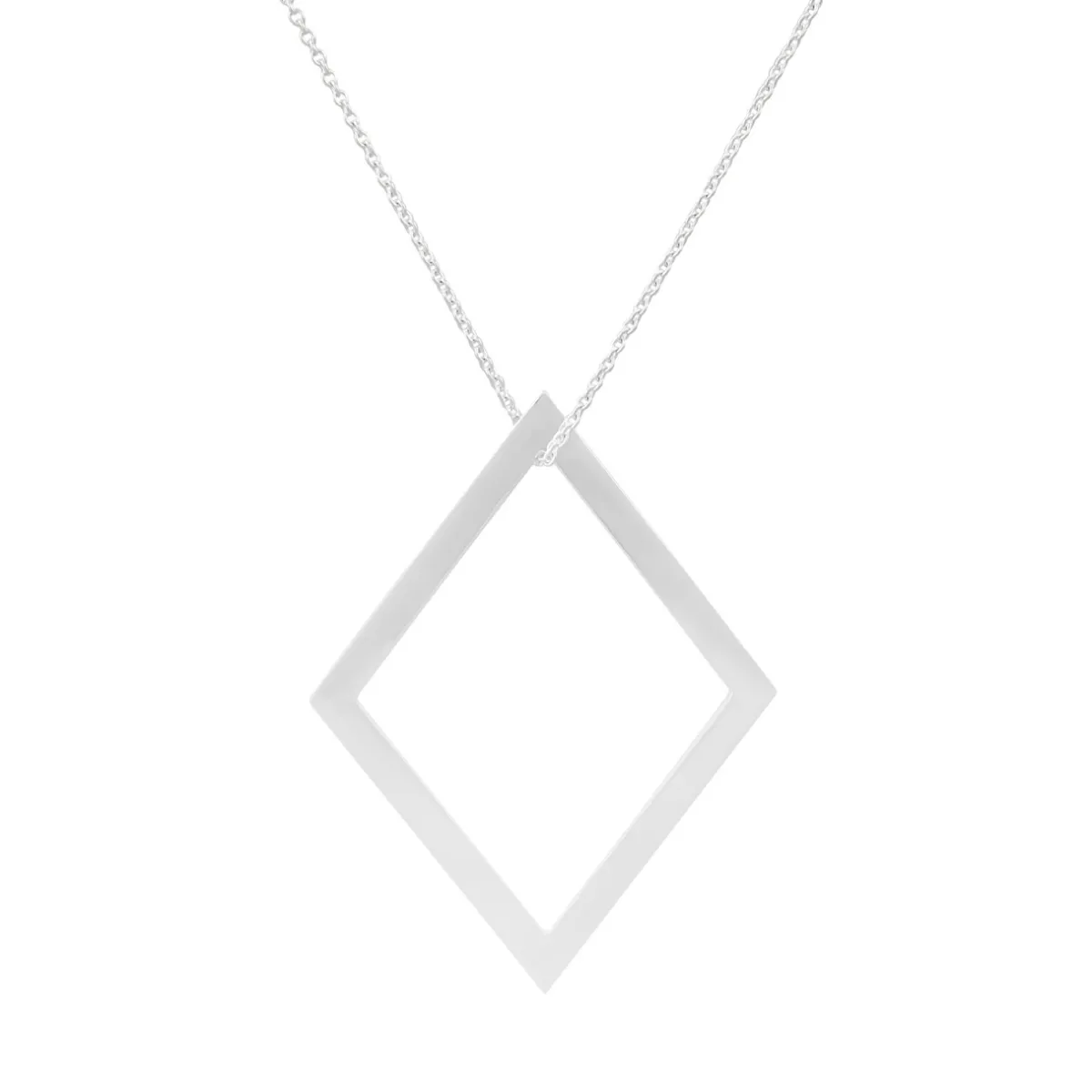 Tomfoolery Diamond Long Drop Pendant Hot