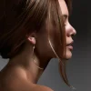 Tomfoolery Diamond Long Tusk Earrings Clearance