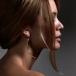 Tomfoolery Diamond Long Tusk Earrings Clearance
