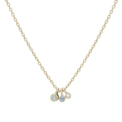 Tomfoolery Diamond Moon Drop Necklace Clearance