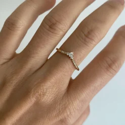 Tomfoolery Diamond Peak Ring Outlet