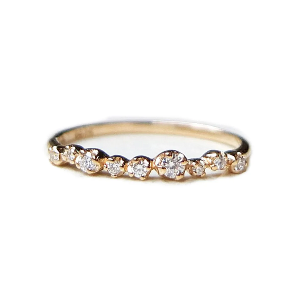 Tomfoolery Diamond Stepping Stone Ring New