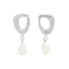 Tomfoolery Dio Silver Pearl Drop Earrings Sale