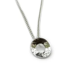 Tomfoolery Disco Small Silver Pendant Hot