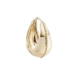 Tomfoolery Dôme Milgrain Centred Huggie Hoop Fashion