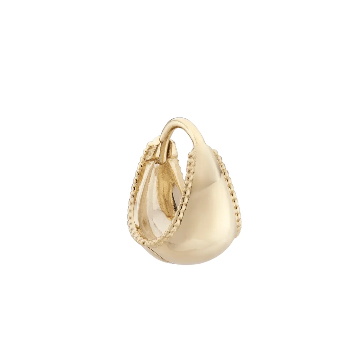 Tomfoolery Dôme Milgrain Edged Huggie Hoop Fashion