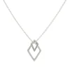 Tomfoolery Double Drop Diamond & Kite Pendant Discount