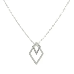 Tomfoolery Double Drop Diamond & Kite Pendant Discount