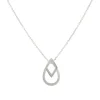 Tomfoolery Double Drop Pear & Diamond Pendant Best