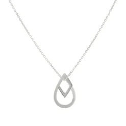 Tomfoolery Double Drop Pear & Diamond Pendant Best