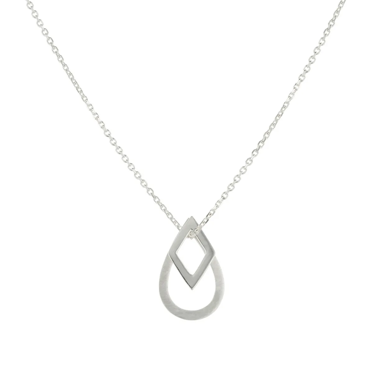 Tomfoolery Double Drop Pear & Diamond Pendant Best