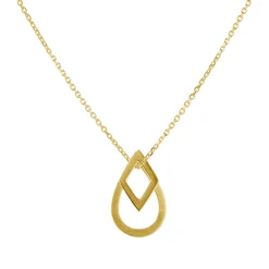 Tomfoolery Double Drop Pear & Diamond Pendant Best