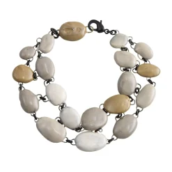 Tomfoolery Double Row Ceramic Bracelet Fashion
