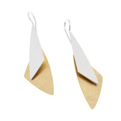 Tomfoolery Double Triangle Drop Earrings Sale