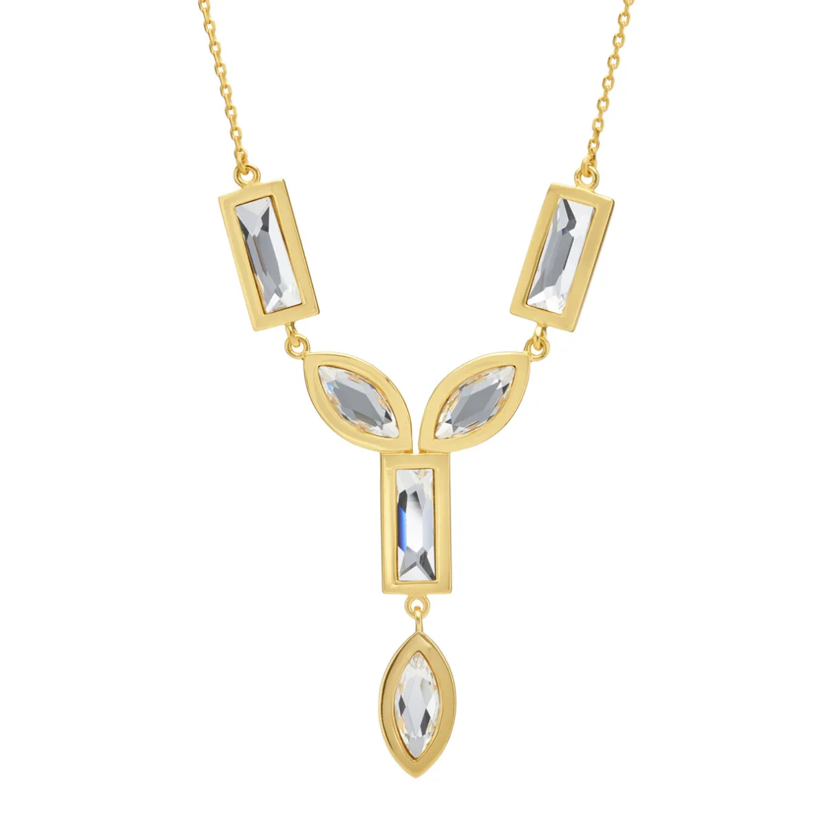 Tomfoolery DRESS Gold Bold Chandelier Drop Pendant Discount