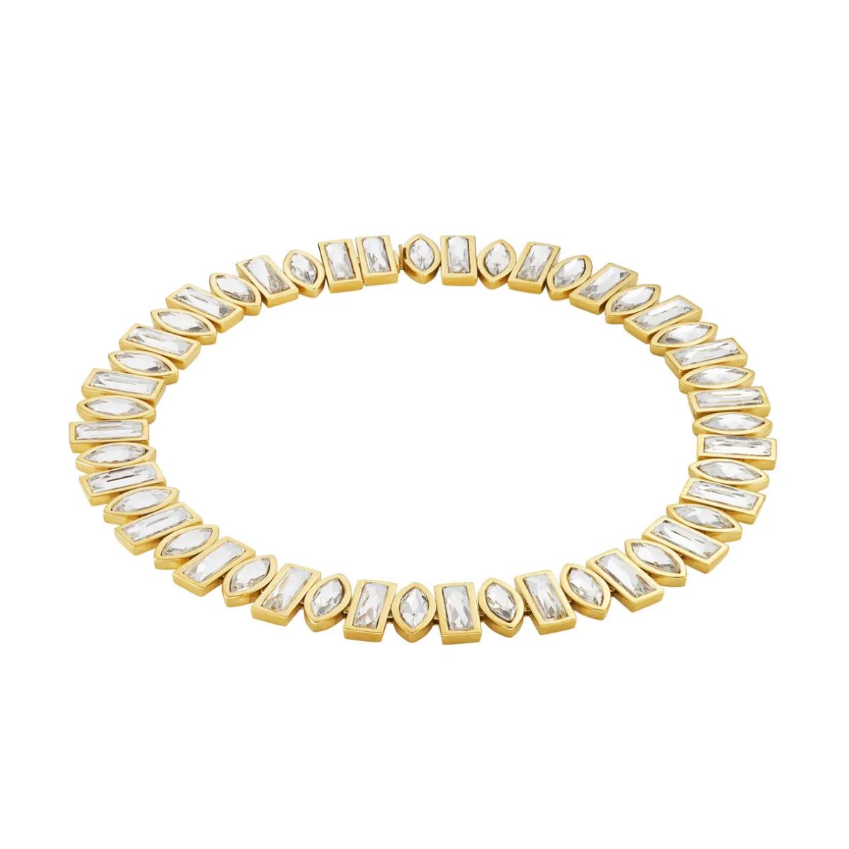Tomfoolery DRESS Gold Bold Statement Necklace Clearance