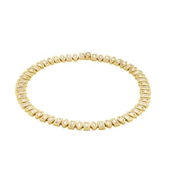Tomfoolery DRESS Gold Row Necklace Fashion
