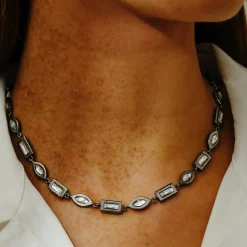 Tomfoolery DRESS Gold Single Row Necklace Discount