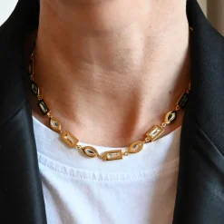 Tomfoolery DRESS Gold Single Row Necklace Discount