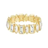 Tomfoolery DRESS Gold Statement Tennis Bracelet Best