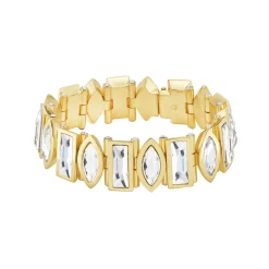 Tomfoolery DRESS Gold Statement Tennis Bracelet Best