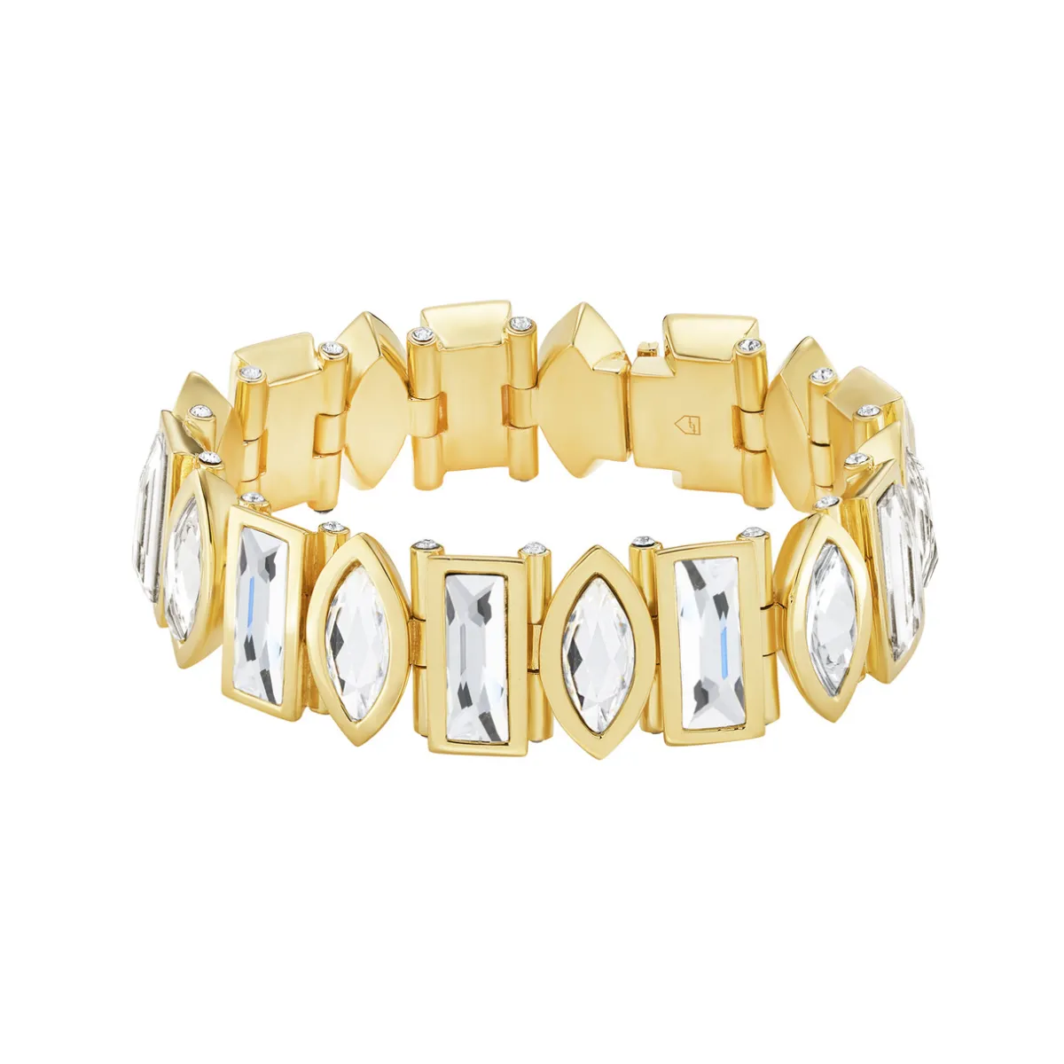 Tomfoolery DRESS Gold Statement Tennis Bracelet Best