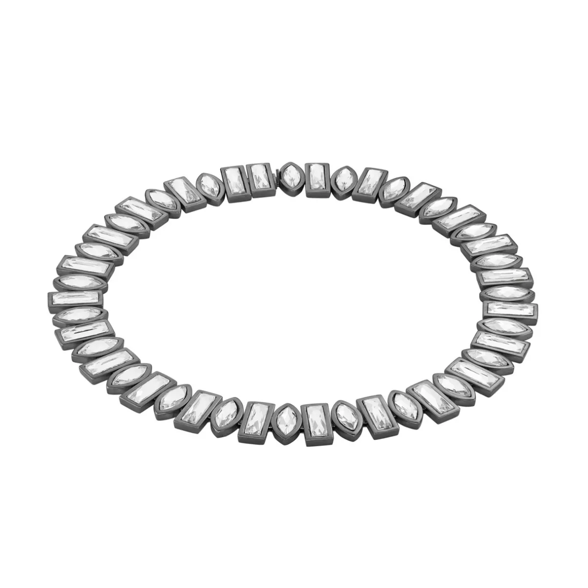 Tomfoolery DRESS Gunmetal Bold Statement Necklace Fashion