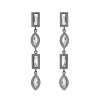 Tomfoolery DRESS Gunmetal Drop Earrings Outlet