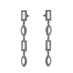 Tomfoolery DRESS Gunmetal Drop Earrings Outlet