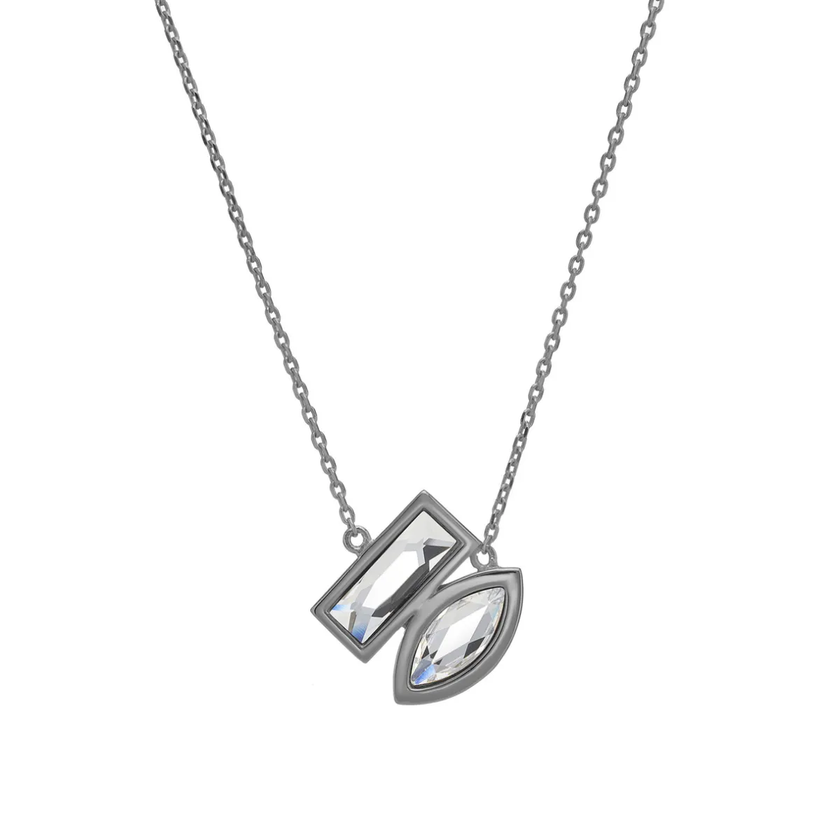 Tomfoolery DRESS Gunmetal Duo Pendant Clearance