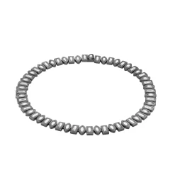 Tomfoolery DRESS Gunmetal Row Necklace Online