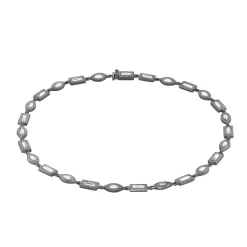 Tomfoolery DRESS Gunmetal Single Row Necklace Clearance
