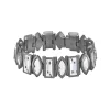 Tomfoolery DRESS Gunmetal Statement Tennis Bracelet Clearance