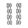 Tomfoolery DRESS Gunmetal Statement Drop Earrings Clearance