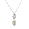 Tomfoolery Droplet Pearl Drop Necklace Outlet
