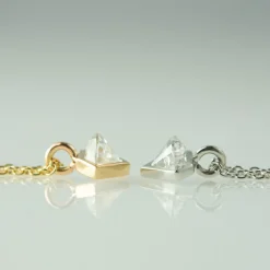 Tomfoolery DUO Half Diamond Pendant Clearance