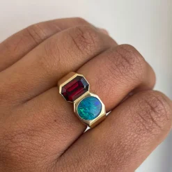Tomfoolery Dyad Signet no.5  Art Ring Clearance