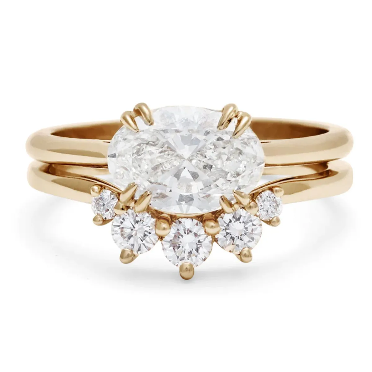 Tomfoolery East/West Oval 1.5ct Lab-Grown Diamond Solitaire Ring Discount