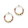 Tomfoolery Echo Beach Beaded Hoops New
