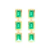 Tomfoolery El Tropical Earrings in Palm Discount