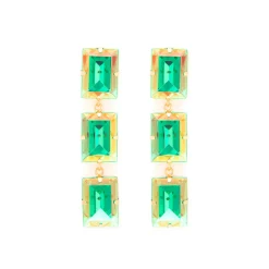 Tomfoolery El Tropical Earrings in Palm Discount
